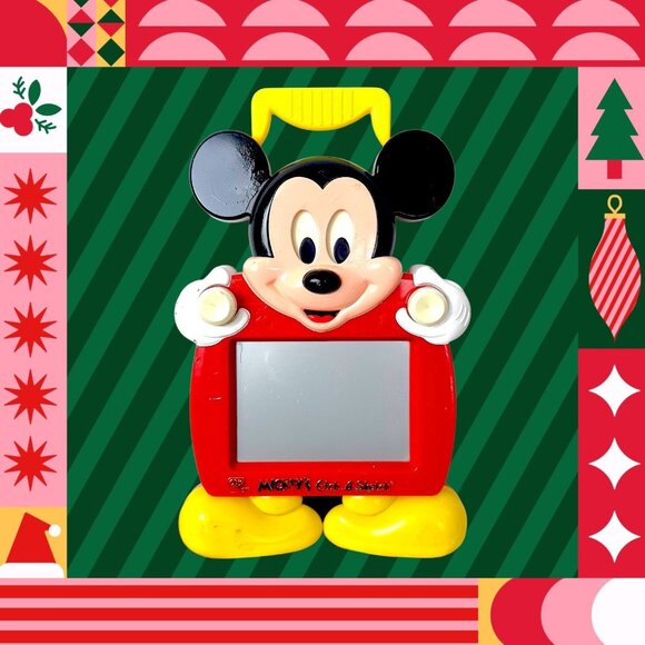 Vintage 1991 Mickey's Etch a Sketch Ohio Art CIB Disney Unboxed - Picture 16 of 16